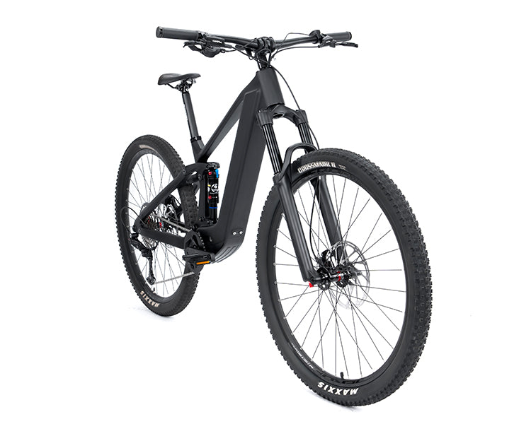 EM19  CYCTRAC Carbon Fiber Electric Softtail MTB,BAFANG Mid M820+SHIMANO M6100-12S