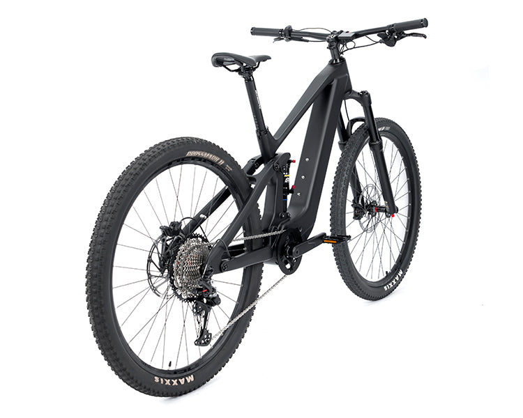 EM19  CYCTRAC Carbon Fiber Electric Softtail MTB,BAFANG Mid M820+SHIMANO M6100-12S