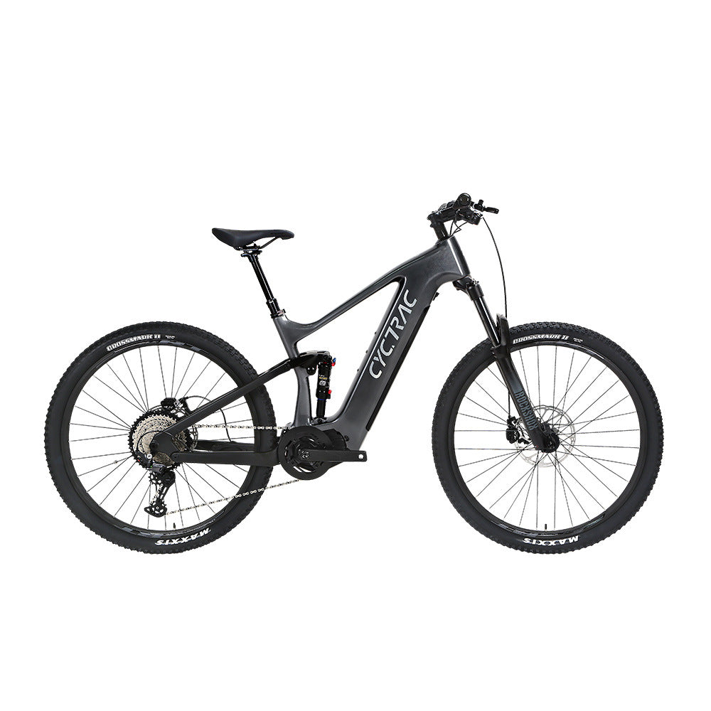 Carbon Fiber Electric Softtail MTB CYCTRAC EM10,BAFANG Mid M510+SHIMANO M6100-12S